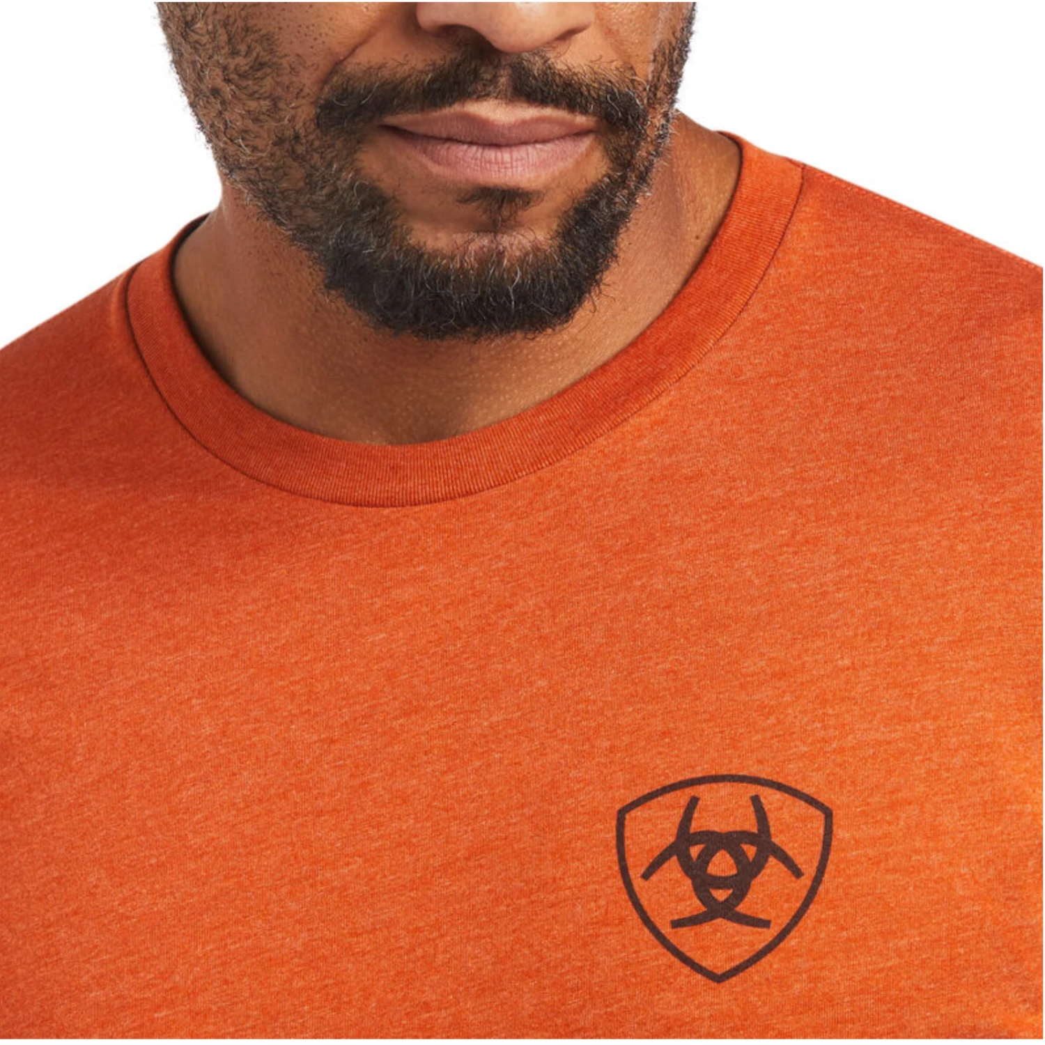 Ariat® Men's Diamond Wood Short Sleeve Adobe Heather T-Shirt 10040875