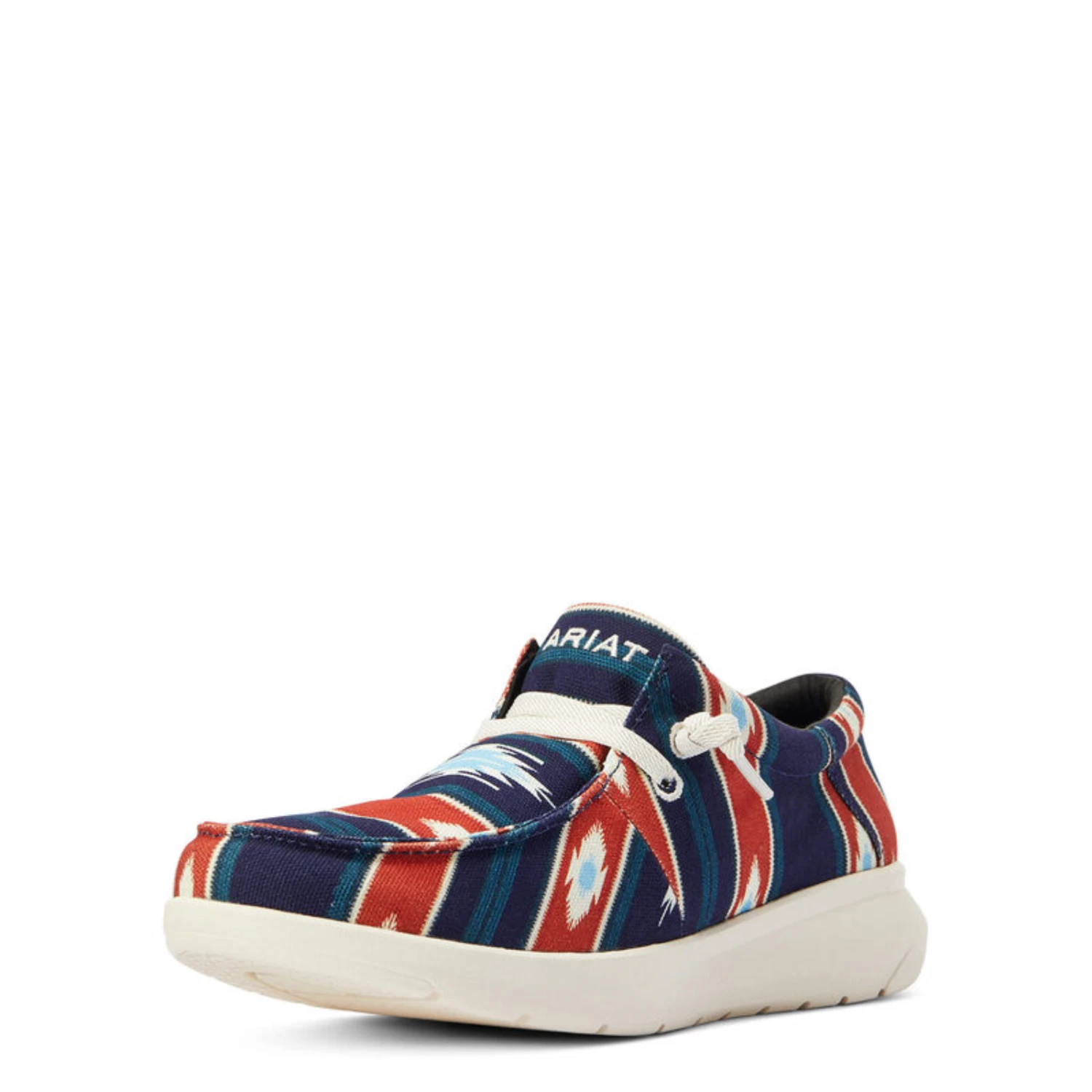 Ariat® Men's Hilo Flex Chimayo Cristo Navy Slip On Shoes 10042581