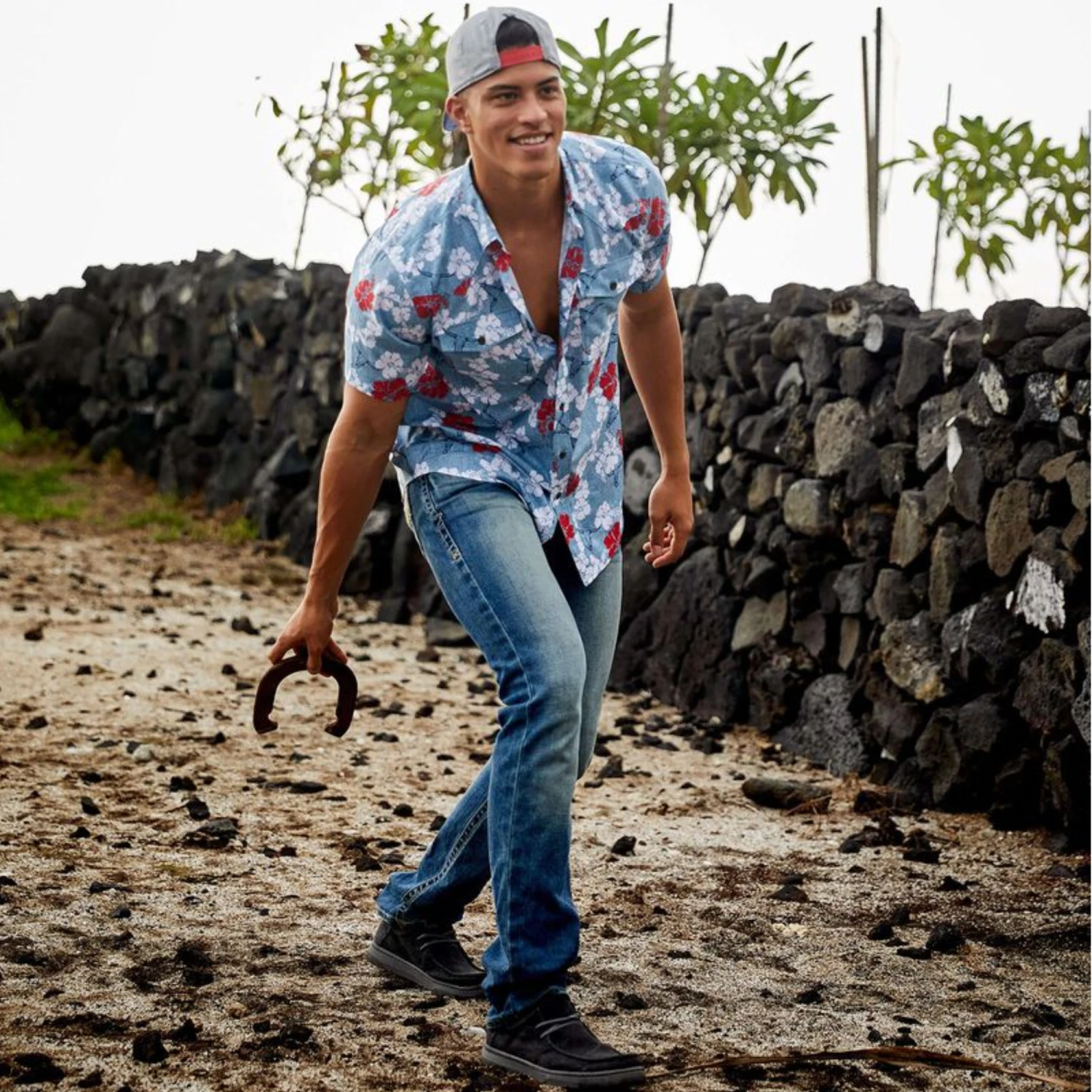 Ariat® Men's M8 Modern Medium Wash Slim Leg Jeans 10043185