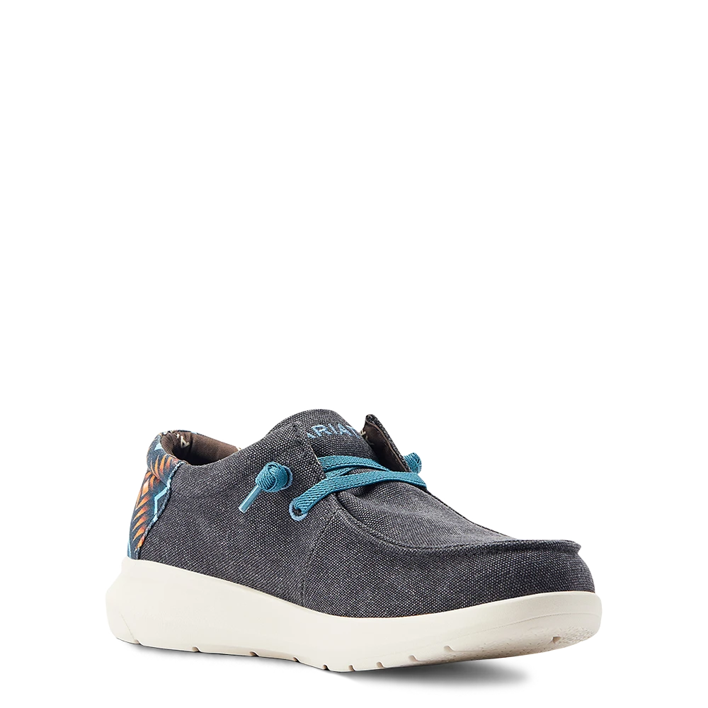 Ariat® Men's Hilo 2.0 Stretch Charcoal Blue & Aztec Blue Casual Shoes 10044586