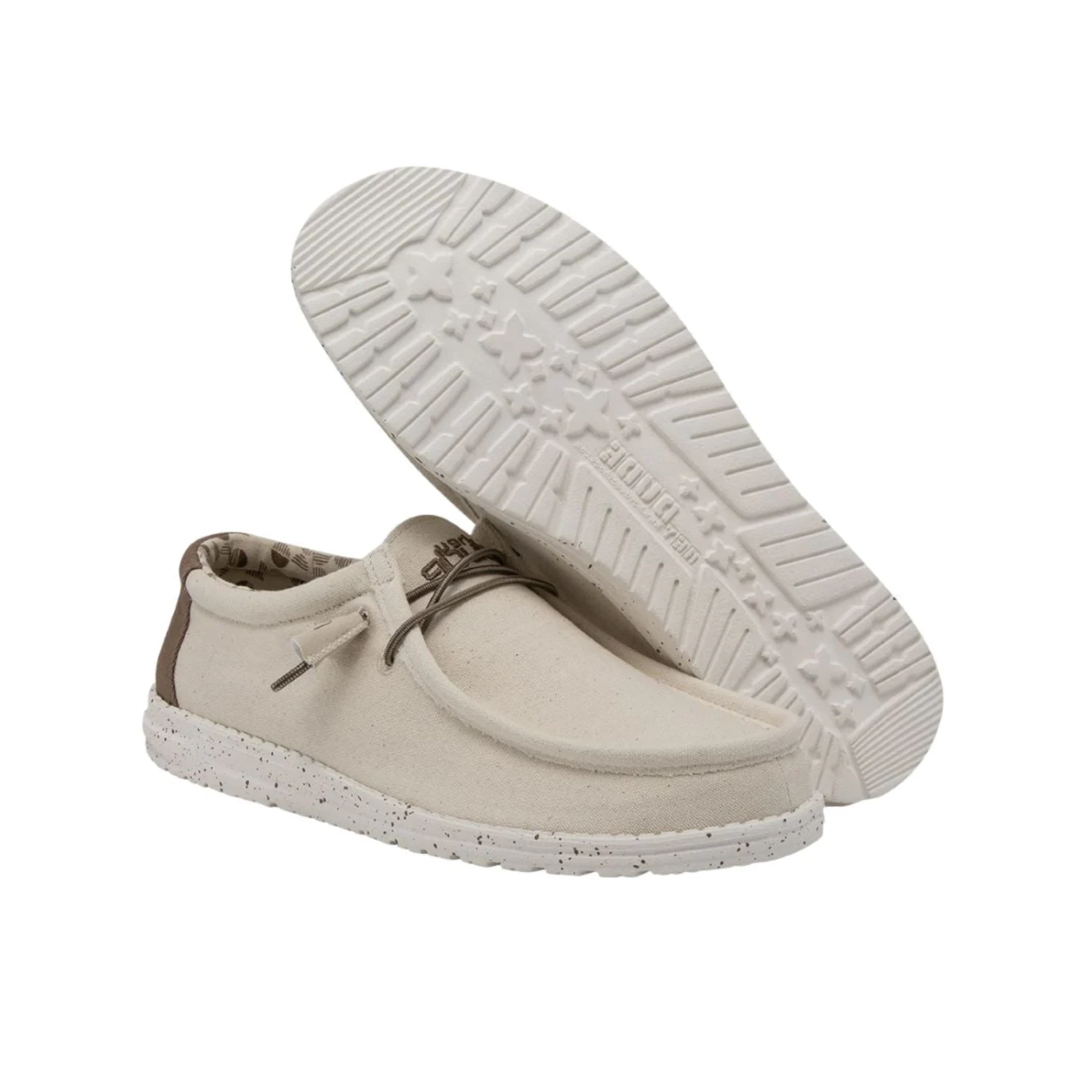 Hey Dude® Men's Wally Stretch Ivory Shoes 110380112