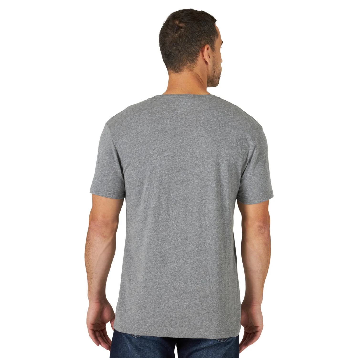 Wrangler® Men's Motel Logo Graphite Heather T-Shirt 112319276