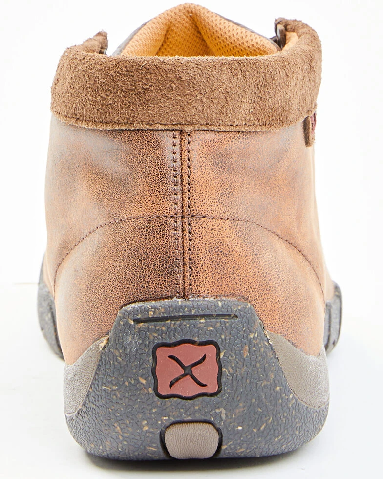 Twisted X® Men's Chukka Driving Moc Chocolate & Chocolate Shoes MDM0090