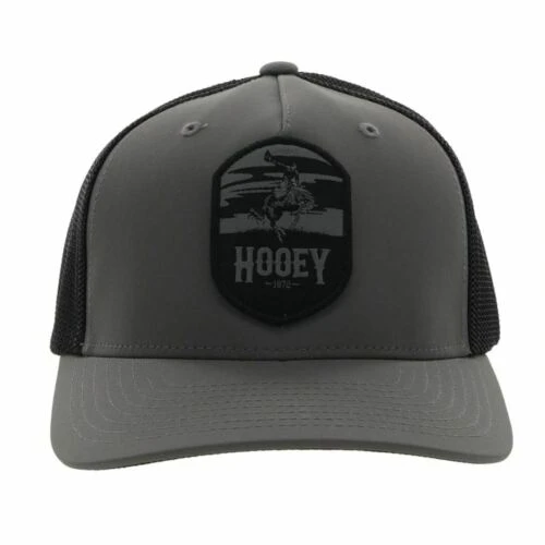 Hooey® Men's Cheyenne 5-panel Charcoal & Black Flexfit Cap 2244CHBK