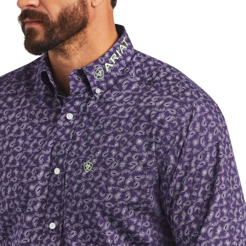 Ariat Men's Team Paulo Classic Long Sleeve Button Down Shirt 10040574