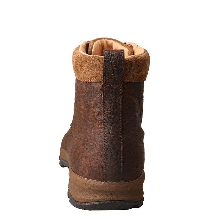 Twisted X Men's Hiker Dark Brown Waterproof Lace-Up Boots MHKW004