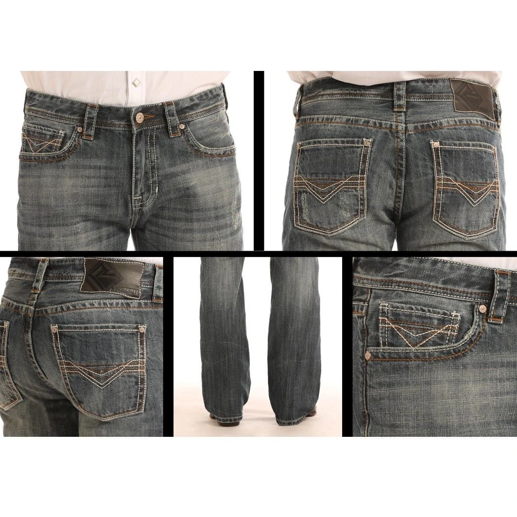 Rock & Roll Denim Men's Pistol Straight Leg Jeans M1P9263