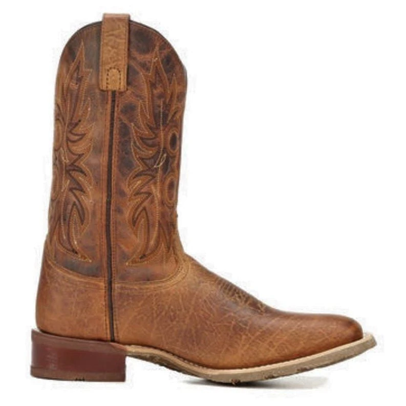 Laredo Men's Rancher Rust Stockman Square Toe Western Boots 7835