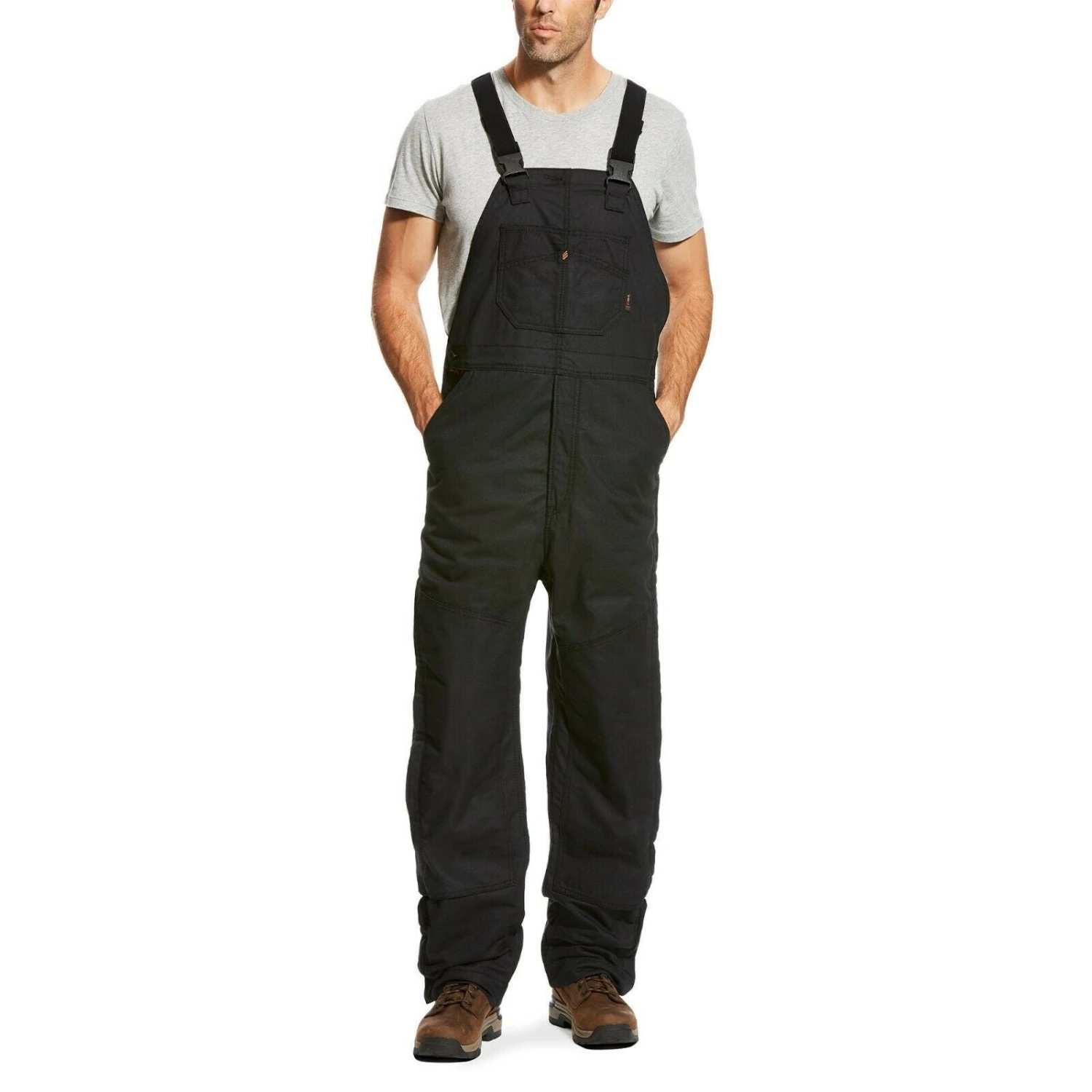 Ariat® Men's FR 2.0 Black Insulated Overall Bib 10023457