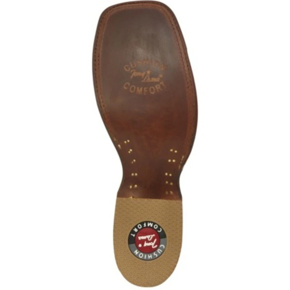 Tony Lama® Men's Leviathan Piraruca Chocolate Brown Western Boots 6082