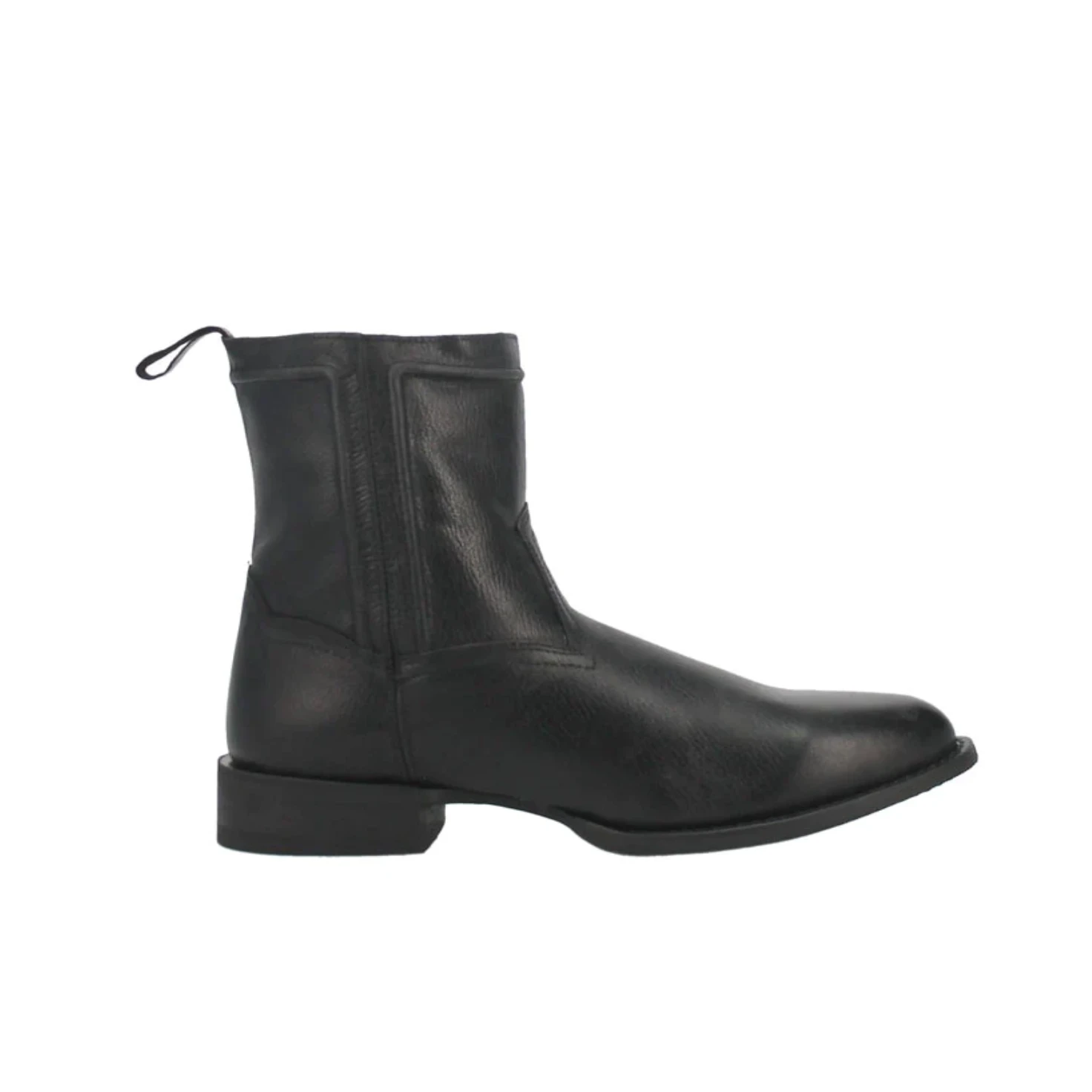 Laredo® Men's Lonnie Black Leather Ankle Boots 62080