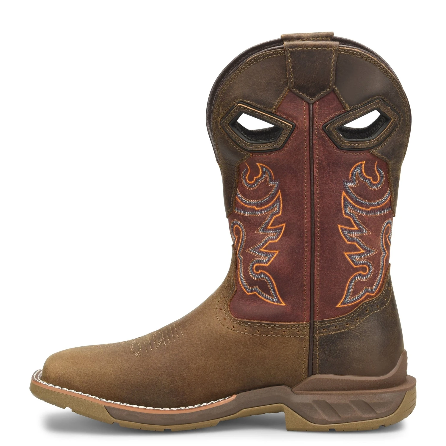 Double H Men's Phantom Rider Alridge 11" Square Toe Brown Boots DH5369