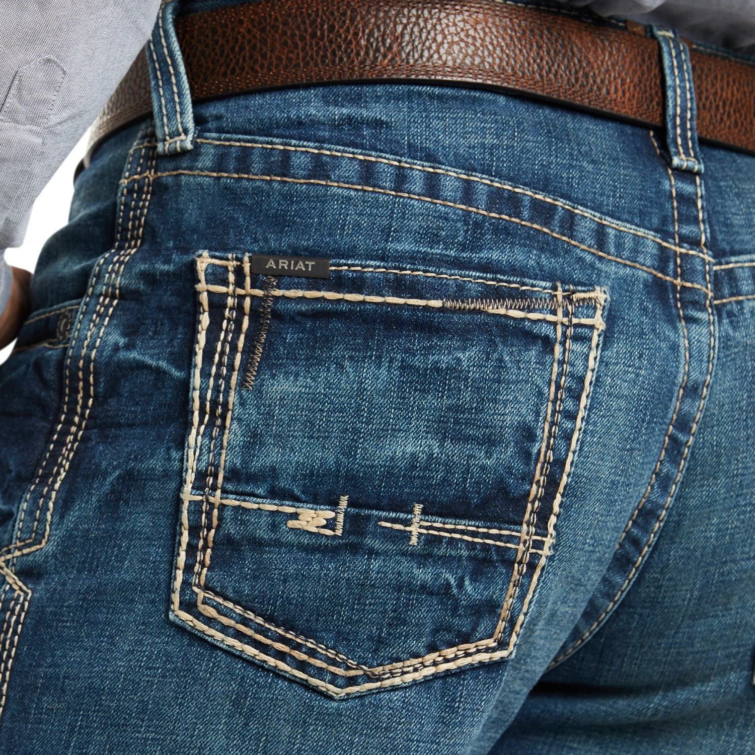 Ariat Mens M3 Loose Stackable Straight Leg Boundary Jeans 10021431