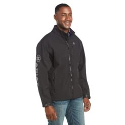 Ariat® Men's Logo 2.0 Black Softshell Jacket 10023322
