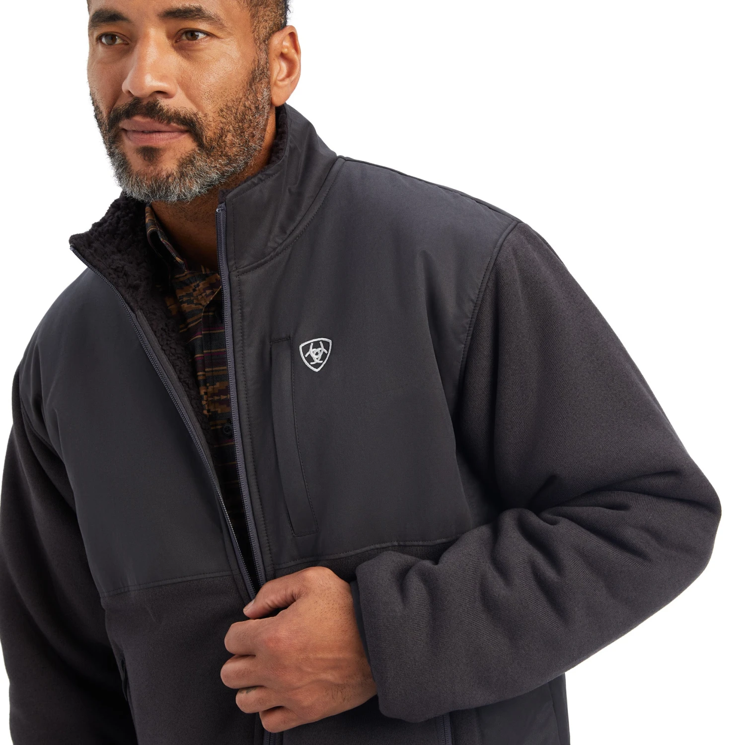 Ariat® Men's Grizzly Canvas Bluff Phantom Jacket 10041798