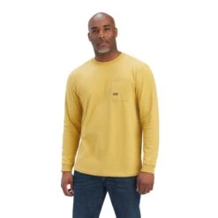 Ariat® Men's Rebar Outdoor Graphic Antique Gold T-Shirt 10041418