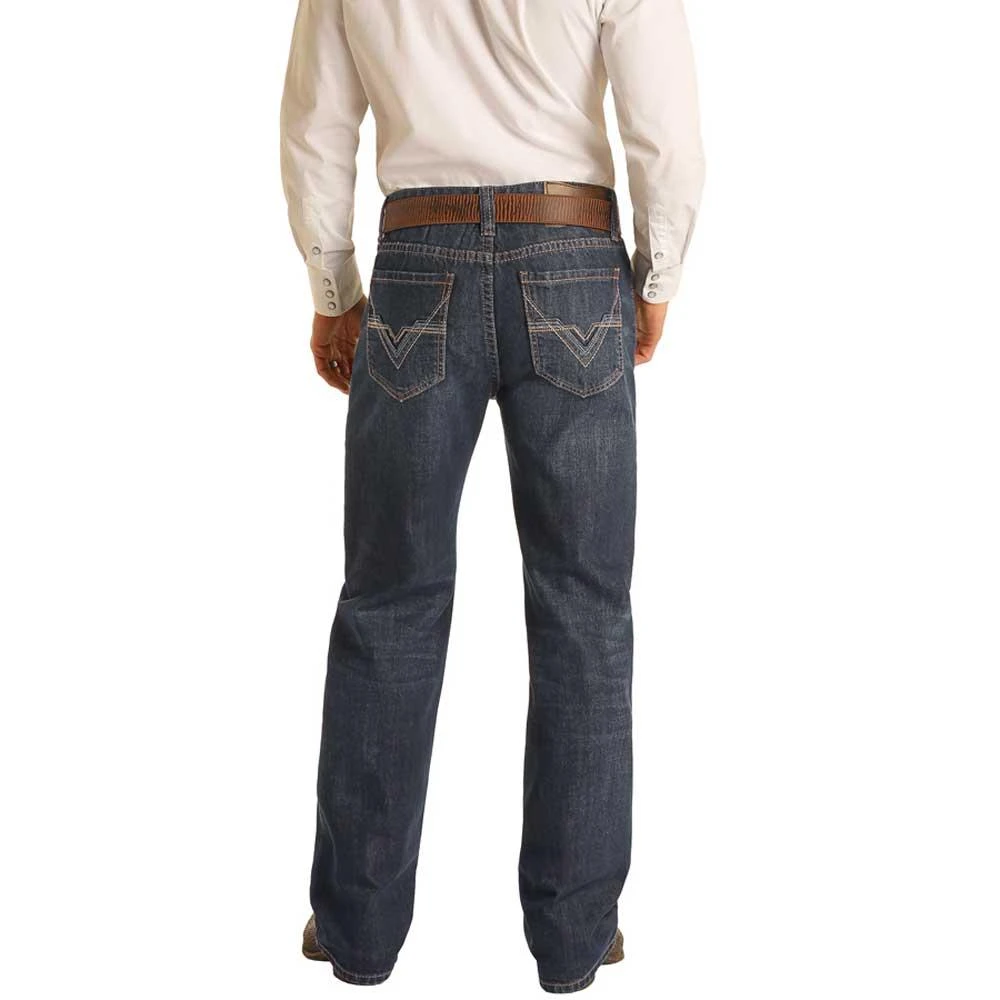Rock & Roll Denim® Men's Double Barrel Straight Leg Jeans M0S2767