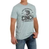 Cinch® Men's 1996 Logo Graphic Light Blue T-Shirt MTT1690481