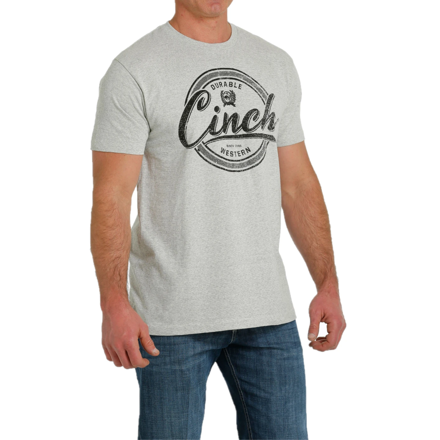 Cinch® Men's Heather Grey Logo T-Shirt MTT1690562