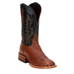 Tony Lama® Men's Murillo Embroidered Navy Western Boots SA6101