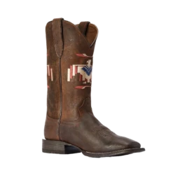 Ariat® Men's Circuit Thunderbird Chimayo Saddle Up Brown Boots 10042499