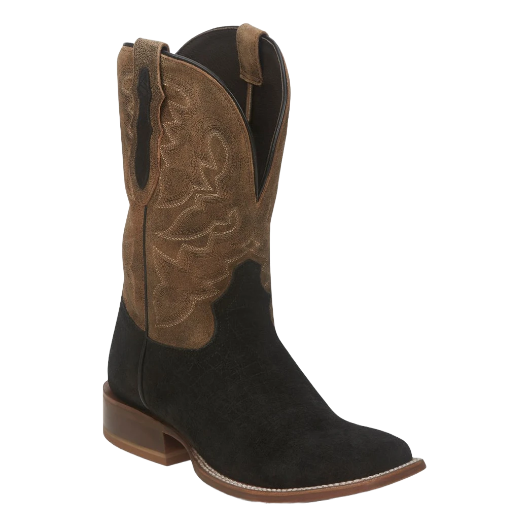 Tony Lama Men's Tucson Wide Square Toe Tan Western Boots TL3026