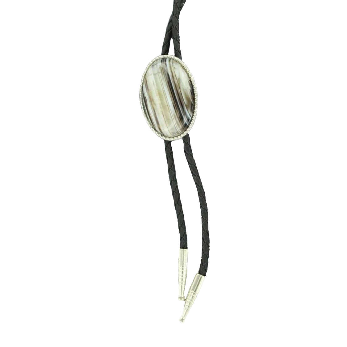 Double S Onyx Stone Bolo Tie 22836