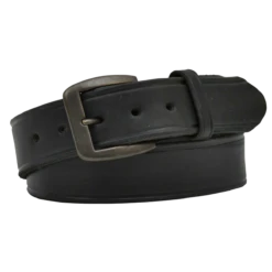 3D Belt Company Men's Latigo Creased Black Leather Belt D1140