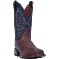 Dan Post Men's Winslow Brown & Blue Square Toe Western Boots DP4556