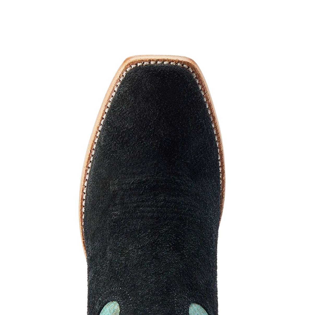 Ariat® Men's Futurity Showman Black Roughout & Roaring Turquoise Western Boots 10044498