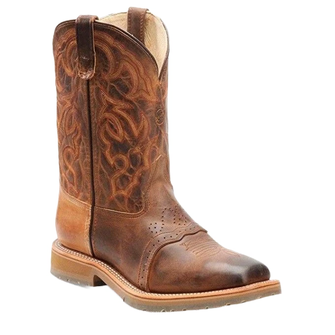Double-H Men's Steel Toe Domestic Square Toe ICE Roper Boots DH3567