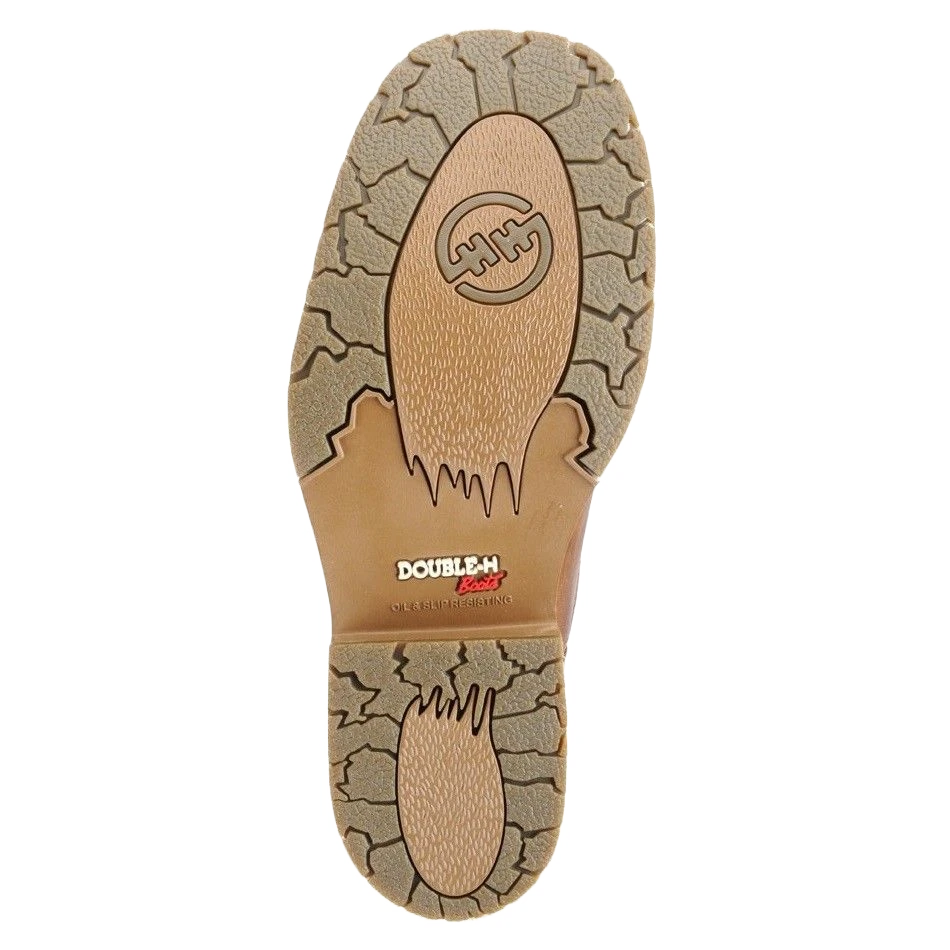 Double-H Men's Steel Toe Domestic Square Toe ICE Roper Boots DH3567