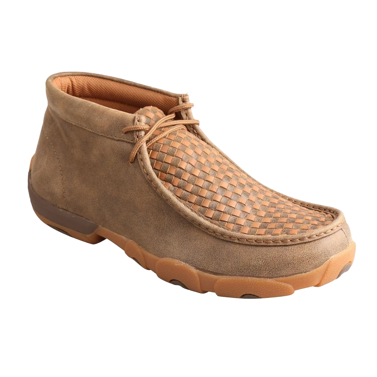 Twisted X Men's Bomber/Tan Patchwork Driving Mocs MDM0033