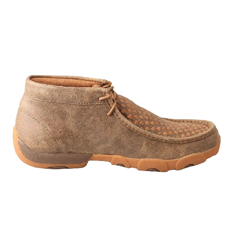 Twisted X Men's Bomber/Tan Patchwork Driving Mocs MDM0033