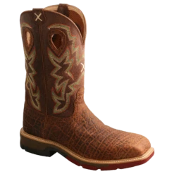 Twisted X Men's Nano Composite Toe Tan Western Work Boots MXBN001