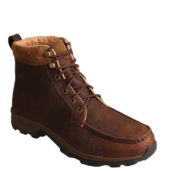 Twisted X Men's Hiker Dark Brown Waterproof Lace-Up Boots MHKW004