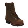 Chippewa Men's Paladin Waterproof Steel Toe Brown Logger Boots 73101