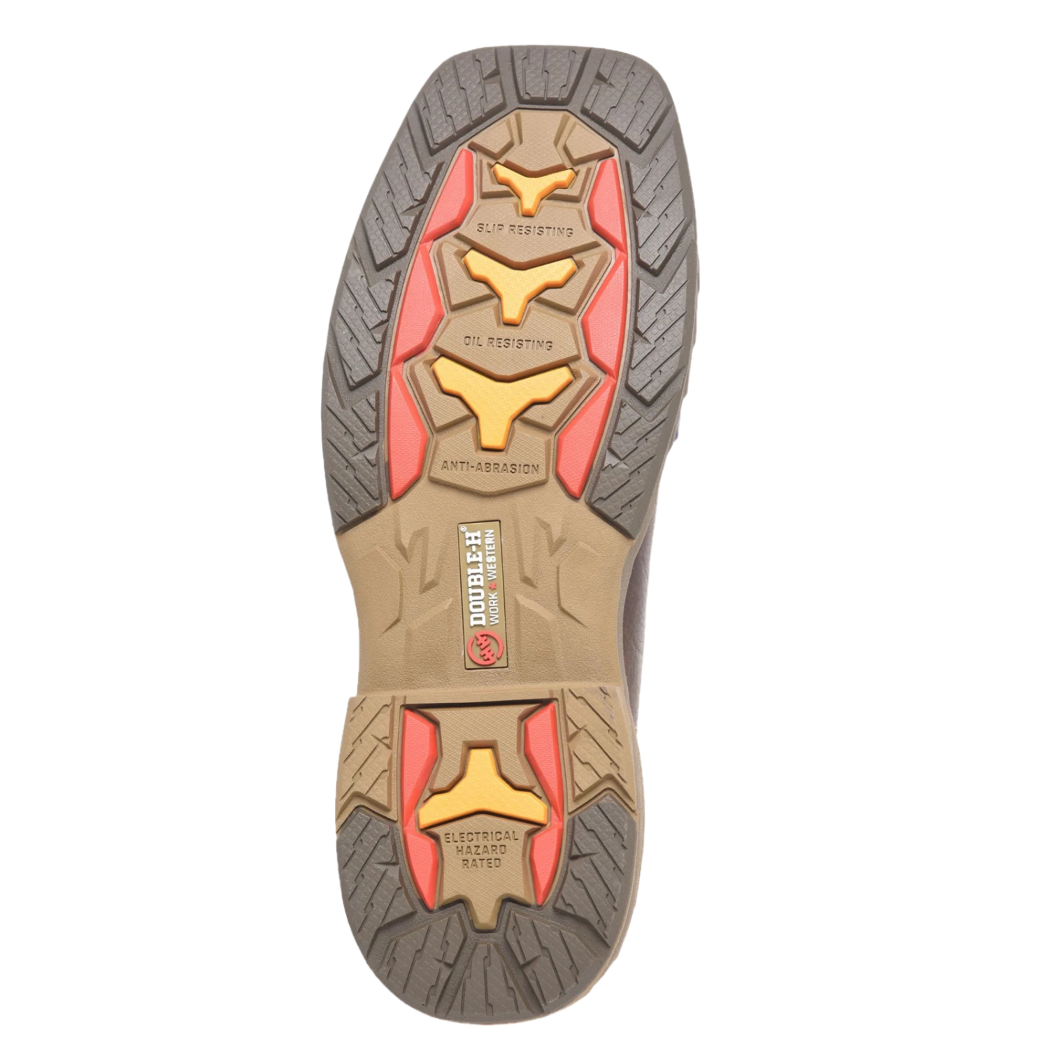 Double H® Men's 11" Wide Square Toe Syphon Tan & Brown Boots DH5389