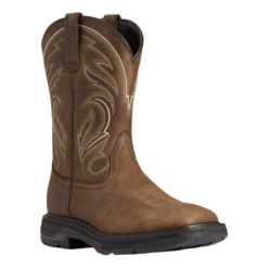 Ariat Men's WorkHog XT Cottonwood Brown Soft Toe Work Boots 10038321