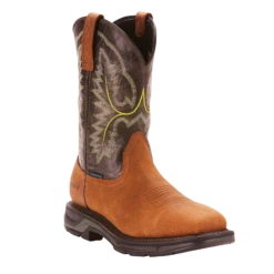 Ariat® Men's Workhog XT Bark/Forest H2O Square Toe Boots 10024971