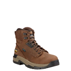 Ariat Men's Brown Mastergrip 6" H2O Waterproof Work Boot 10017421