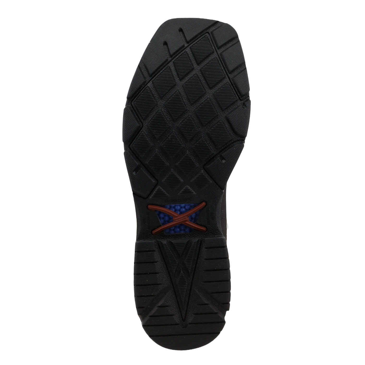 Twisted X® Men's 12" Western Charcoal & Kiwi Square Toe Work Boots MXBW007