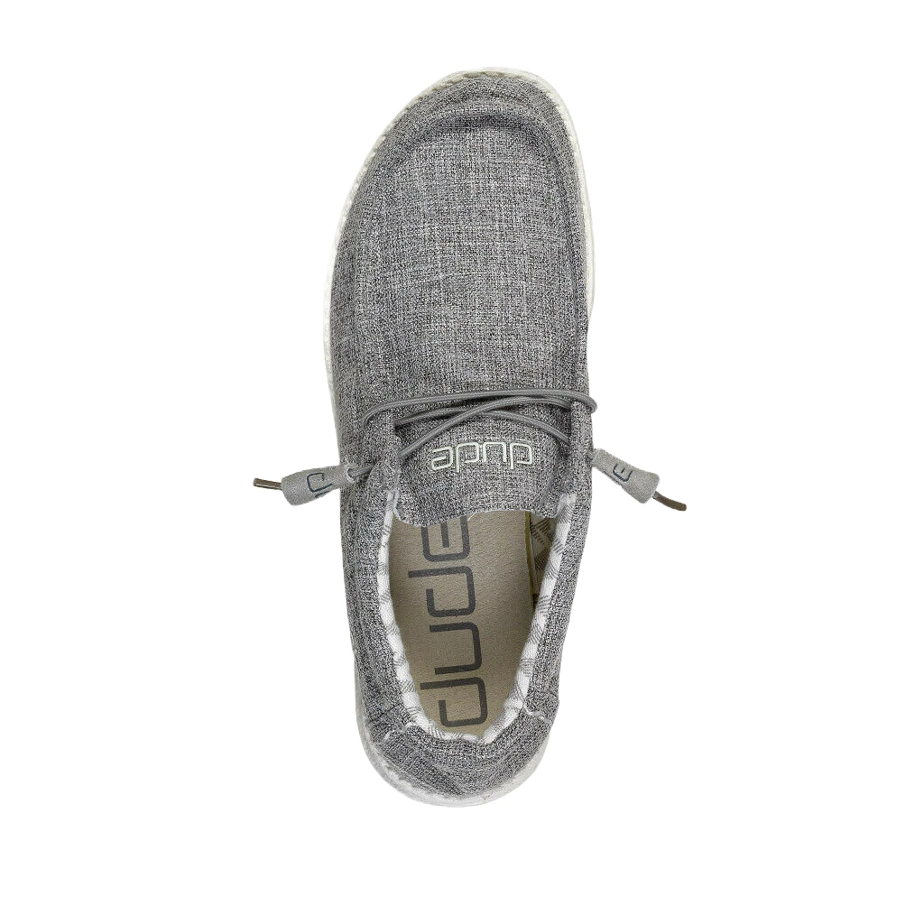 Hey Dude Men's Wally Canvas Linen Iron Shoe 110793901