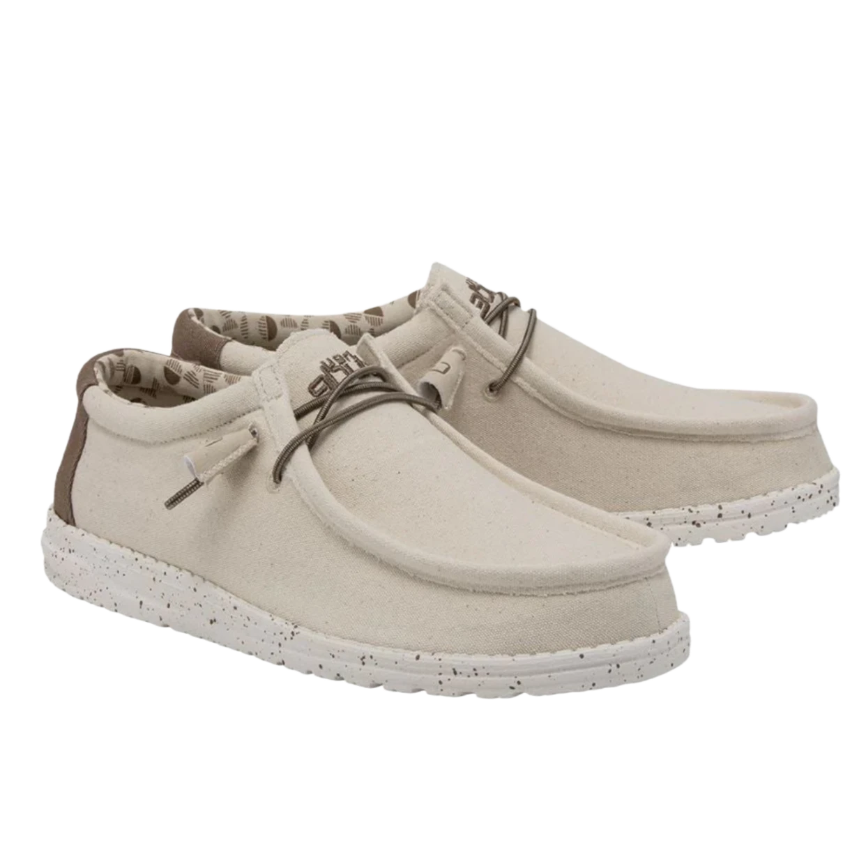 Hey Dude® Men's Wally Stretch Ivory Shoes 110380112