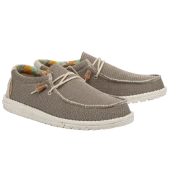 Hey Dude Men's Wally Eco Sox Desert Brown Slip On Shoes 112471581