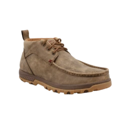 Twisted XMen's Chukka Driving Moc Bomber Light Brown Shoes MXC0001