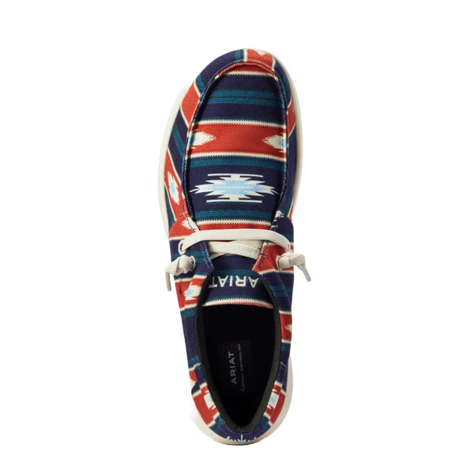 Ariat® Men's Hilo Flex Chimayo Cristo Navy Slip On Shoes 10042581