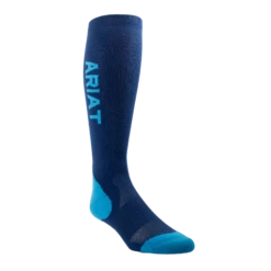 Ariat® AriatTEK Navy & Mosiac Blue Performance Socks 10043930