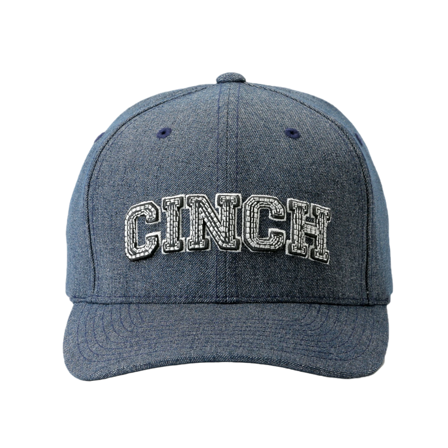 Cinch® Men's Logo FLEXFIT® Heathered Navy Baseball Cap MCC0627791