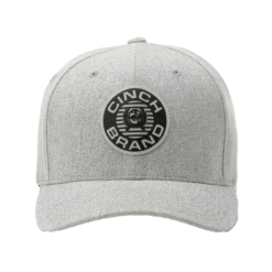 Cinch® Unisex Heather Grey Logo Flex Fit Cap MCC0627784